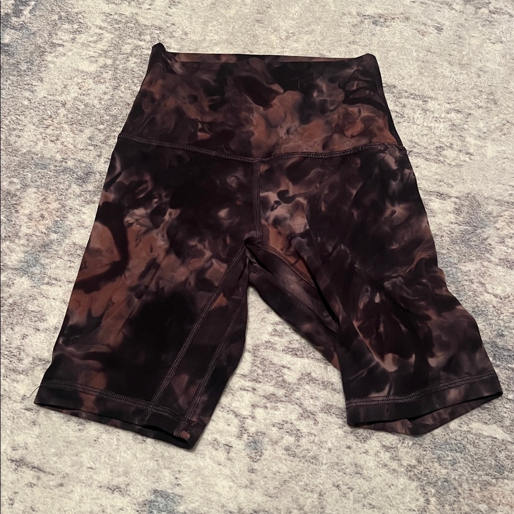 Lululemon Align Short 8" *Diamond Dye Graphite Grey Pink Pastel size 0